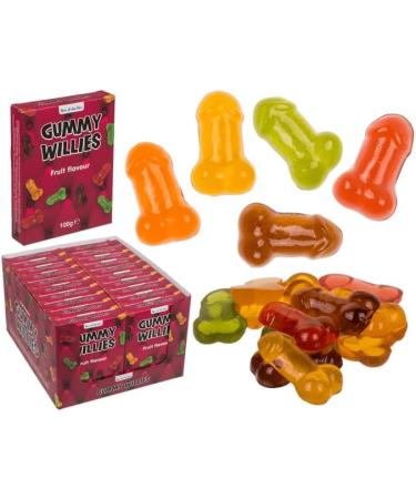 Gummy Willies - Mixed Fruit Flavoured Willy Shaped Sweets - Buy Online on SooperMarket.com