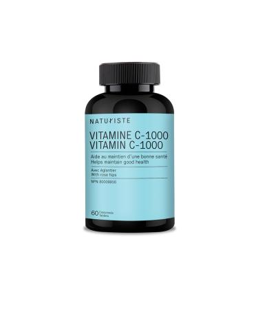 Vitamin C-1000 - Boost Immune System - Powerful antioxidant - Contributes to collagen production - With Rose hips - Vitamin C supplement - 1000mg - Daily intake -60 Tablets