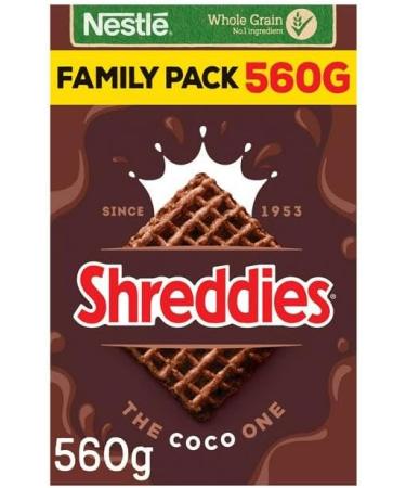 Chocolate Cereal Bundle With Shreddies The Coco One 560g (2 Pack) - Buy Online on SooperMarket.com