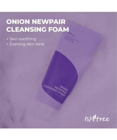 IsNtree Onion Newpair Cleansing Foam - High-Moisture Formula for Spot Care and Uneven Skin Texture - Buy Online on SooperMarket.com