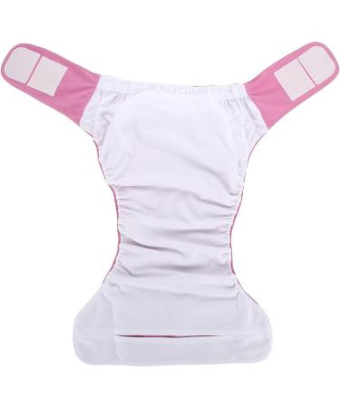 Adjustable Reusable Adult Cloth Diaper Washable Nappy in Pink | [Brand Name] - Buy Online on SooperMarket.com