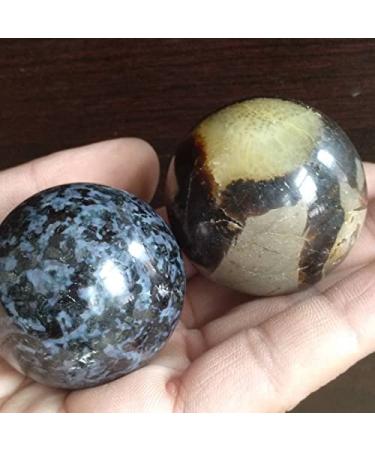 45mm Natural Gabbro Polished Ball Madagascar Calcium Feldspar Great Choice for Home Decoration Full of Texture