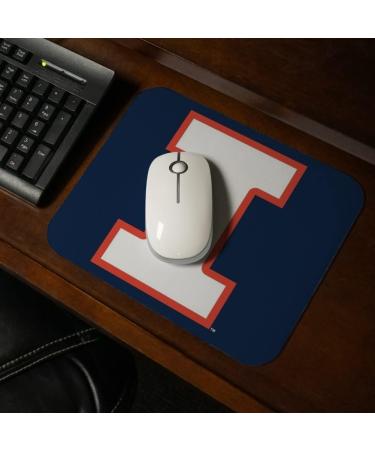 University of Illinois Fighting Illini Logo Low Profile Thin Mouse Pad - Officially Licensed College Merchandise - Buy Online on SooperMarket.com