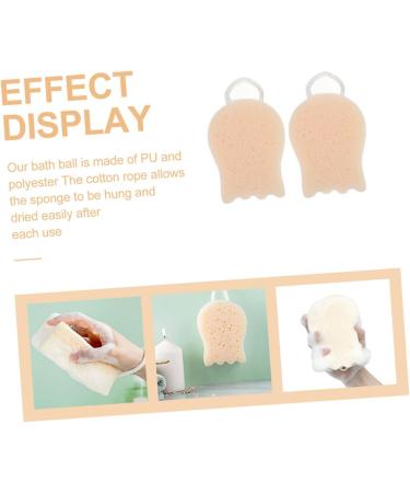 8 Pcs Baby Sponge Bath Balls - Comfortable Portable Body & Shower Scrubber for Infants - Essential Baby Bathing Accessories - Buy Online on SooperMarket.com