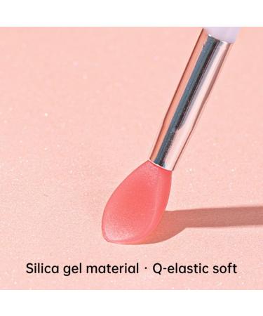 Silicone Lip Brushes Mini Lip Scrub Exfoliating Brush Reusable Lip Balm Applicators 10pcs for Lip Care Lip Gloss Lip Masks Eyeshadow Pink - Buy Online on SooperMarket.com