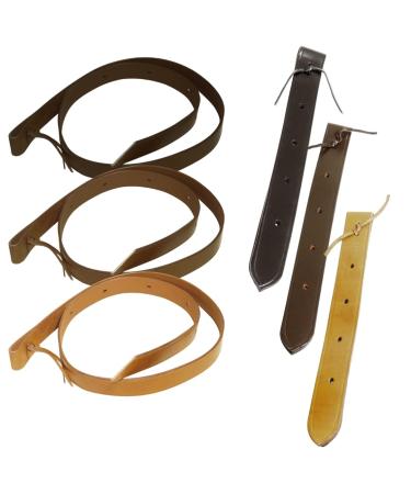 PFIFF 004334 Off-Billett saddle girth western saddle girth western saddle western riding leather brown approx. 45 x 4.5cm