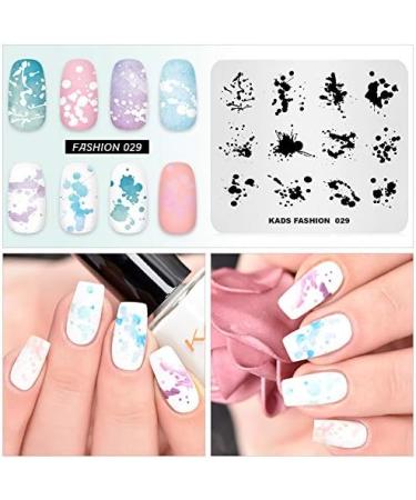 KADS Nail Art Stamping Plates - Fashion Manicure Print Templates - FA029 - Buy Online on SooperMarket.com