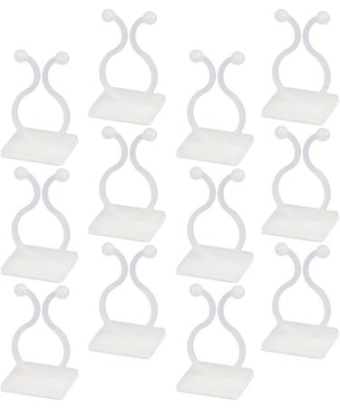 OSALADI 300 Pcs Adhesive Wire Holder Suction Cup Holder Cord Holders Plant Fixing Tools Power Cable To Climb 3.5X2X2CM White - Buy Online on SooperMarket.com