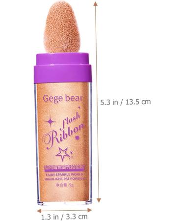 BELLIFFY 3pcs Highlight Pat Powder Highlighter Powder Patting Glitter Highlight Patting Powder Glitter for Hair Makeup Highlighter Body Highlighter Face Powder Compact Body Makeup - Buy Online on SooperMarket.com