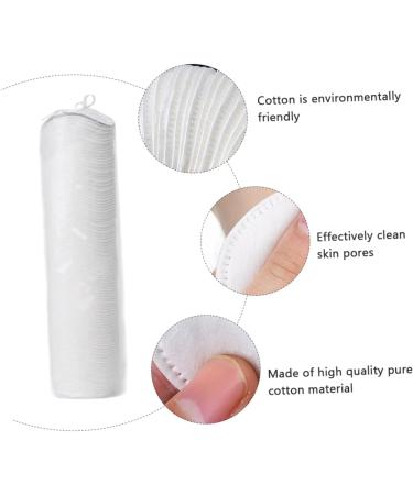 Buy Minkissy 2 Sets Cotton Round Makeup Remover Pads - Pure White Cotton Face Sheets | International Shipping Available - Buy Online on SooperMarket.com