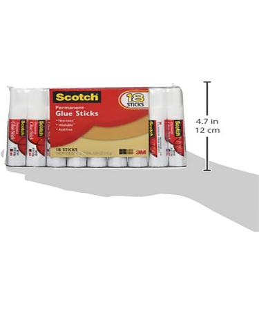 Scotch Glue Stick .28 oz 18-Pack Acid Free and Non-Toxic (6008-18) - Buy Online on SooperMarket.com