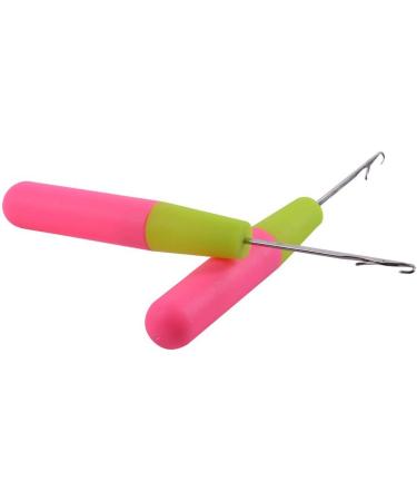 2Pcs Latch Hook Crochet Needle Set for Micro Braids, Hair Extensions & Carpets - Buy Online on SooperMarket.com
