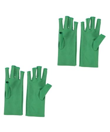 Healeved 2 Pairs Nail Gloves Protection Elastic Spandex Sleeve