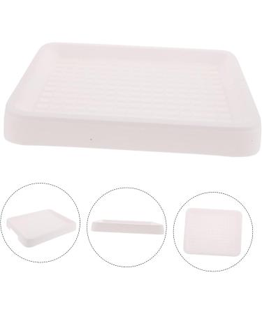 HAPINARY Box Hamster Toilet Bunny Supplies Bunny Pet Toilet Rabbit Training Potty Plastic Pet Toilet Bunny Trainer Toilet Bunny Clean Equipment -Fall Bunny Potty Small Pet Cage Supply 24.5X19.5X3CM White - Buy Online on SooperMarket.com