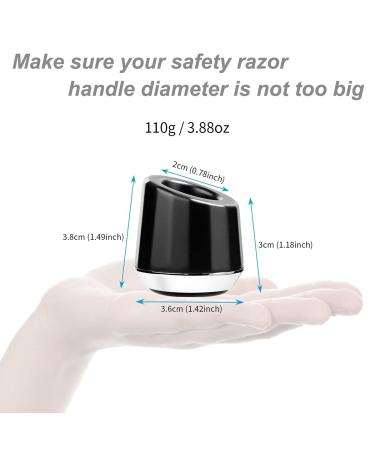 Men's Zinc Alloy Safety Razor Stand Holder Base (2 Pack) - Buy Online on SooperMarket.com
