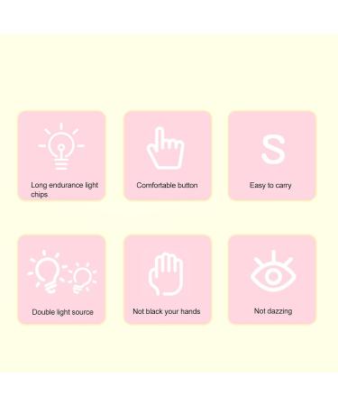 Buy 6W UV Nail Lamp - Mini Gel Curing Lamp with 360 Lighting USB Rechargeable LED Nail Polish Dryer - Buy Online on SooperMarket.com