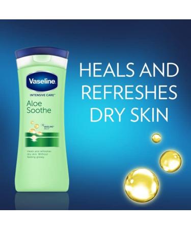 Buy Vaseline Intensive Care Aloe Soothe Lotion 20.3 oz | Hydrating Lotion for Dry Skin - International Shipping Available - Buy Online on SooperMarket.com