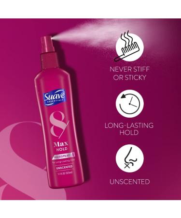 Suave Hs Na Max Hold Unsc Size 11z Suave Hs Na Max Hold Unscented 11z Fresh Unscented 11 Ounce (Pack of 1) - Buy Online on SooperMarket.com