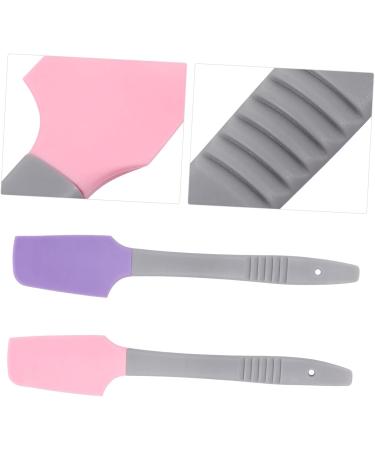 Minkissy 6 STK Silicone Spatula Set | Small Wax Applicator for Body Hard Wax | Ideal Silicone Wax Tools for Smooth Application - Buy Online on SooperMarket.com
