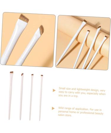 4 Pcs Gel Eyeliner Brush Eyeliner Fine Flat Makeup Eyeliner Brush Eyebrow Brush Portable - Buy Online on SooperMarket.com