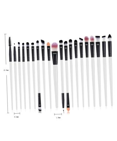 Shop Housoutil 60 Pcs Eyeshadow & Eyelash Brush Kit - Portable Makeup Accessories for Women | International Shipping - Buy Online on SooperMarket.com