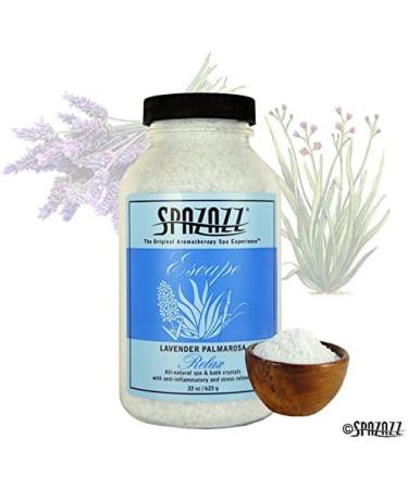 Spazazz 7376C Lavender Palmarosa Spa and Bath Crystals 1.37 lb - Relaxation and Aromatherapy - Buy Online on SooperMarket.com