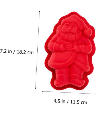 MAGICLULU 2 Pcs Baking Mold Silicone Molds Homemade Cake Mold Xmas Cake Making Mold Large Cake Mold Food Grade 18.2X11.5X3CM As Shown - Buy Online on SooperMarket.com