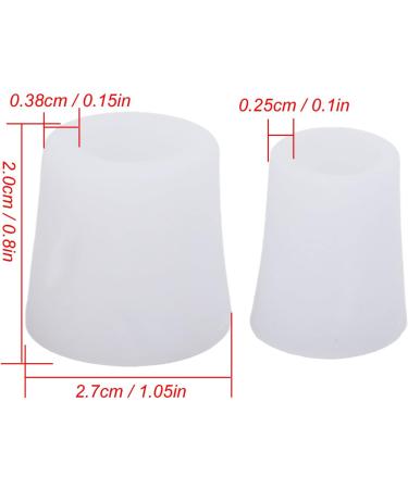 Gel Toe Cap and Protector - Prevent Ingrown Toenails, Corns, Blisters, Hammer Toes - 8 Pairs - Buy Online on SooperMarket.com