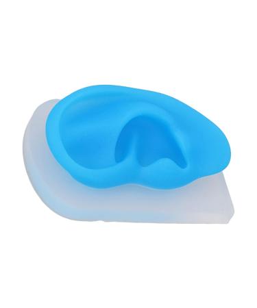 Silicone Left Ear Piercing Model - Flexible & Durable Teaching Tool with Transparent Base - Buy Online on SooperMarket.com