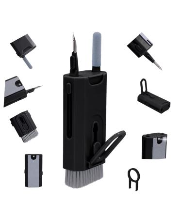 8-in-1 Multi - Function Cleaning Kit, Cleaner Kit for Airpods Pro 1 2 3 Multi - Function Cleaning Pen, Multi-Function Cleaning Pen for Airpods, Cleaning Pen for Airpods Pro 1 2 3 Black