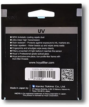 Hoya 82mm Fusion Antistatic UV Filter - Premium Protection for Lenses - Buy Online on SooperMarket.com