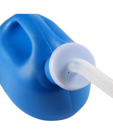 Male Urinal 2000ml-50" Long Tube with Lid Male Urinal Bottles with Cover Male Portable Urinal Pee Bottles Incontinence Seniors Traveling Driving Camping (Blue) - Buy Online on SooperMarket.com