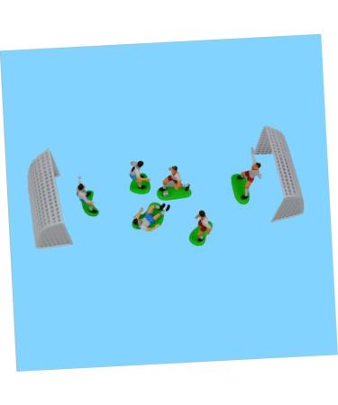 VILLFUL 8pcs Football Appetizer Picks Soccer Birthday Party Supplies Dessert Toppers Figurine Food Flags Soccer Party Decorations Pastel Party Decorations Sports Decor First Cake Cocktail - Buy Online on SooperMarket.com