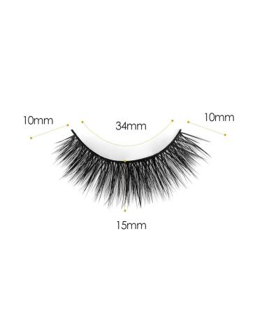 LASHVIEW 3D Faux Eyelashes - Natural Look Wispies, Soft & Reusable | 5 Pair Pack - Buy Online on SooperMarket.com