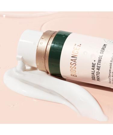Biossance Squalane + Phyto-Retinol Serum with Bakuchiol, Niacinamide & Hyaluronic Acid - 1.0 oz | Anti-Aging & Sun Damage Treatment | Safe for Sensitive Skin - Buy Online on SooperMarket.com