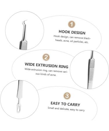 NOLITOY 3pcs Clip Pimple Extractor Tool Pimple Extractor Kit Blackheads Extractor Cosmetic - Buy Online on SooperMarket.com
