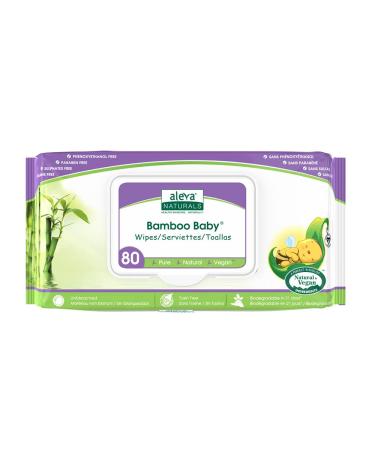 Aleva Naturals Bamboo Baby Wipes 80 Wipes