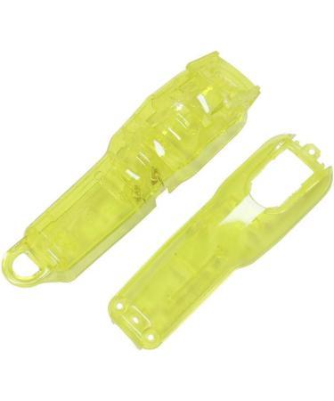 Desikixudy 1Set Light Yellow Hair Clipper Back Housing Cover Clear Front Lid for Hair Trimmer Tools Kit - Buy Online on SooperMarket.com