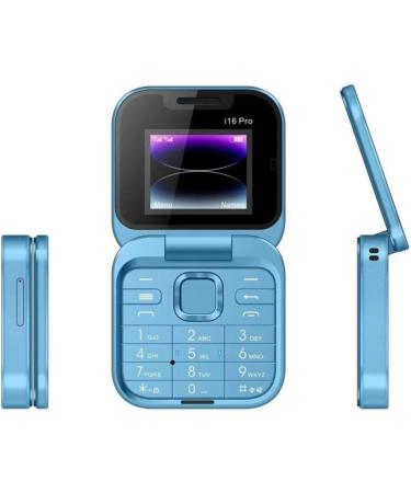 Jhialg Mini-Flip Handy - International Shipping | FM Radio Dual SIM Vibration Foldable Card Display | Perfect for Seniors - Buy Online on SooperMarket.com