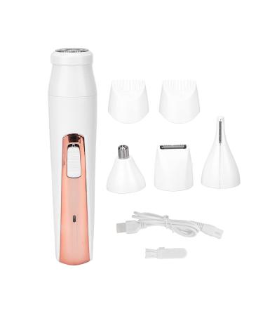 Ankroyu electrical epilator for women 4-in-1 face hair remover for women multifunctional epilier for the household with four heads and cleaning brush for eyebrows face lips bikin