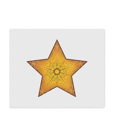 2 x Microfiber glasses cleaning cloths "Decorative Star" (LC00024237)