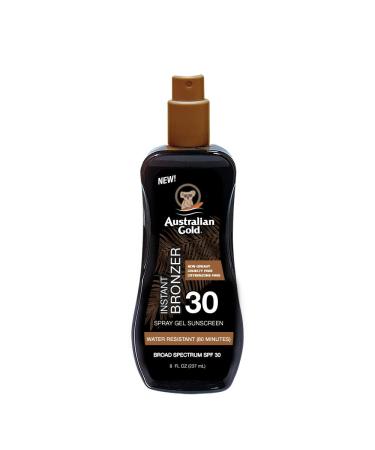 Australian Gold SPF 30 Spray Gel with Instant Bronzer 237ml