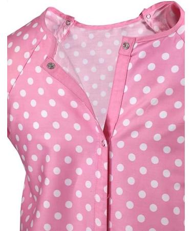 Abiha Labor and Delivery Gown - Stylish Maternity Nightgown for Hospital Stay - Pink L-XL - Buy Online on SooperMarket.com