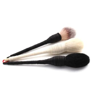 Handmade Rattan Handle Makeup Brush - Professional Highlighter & Blush Brush - Tricolor Cosmetic Tool for Blending - Buy Online on SooperMarket.com