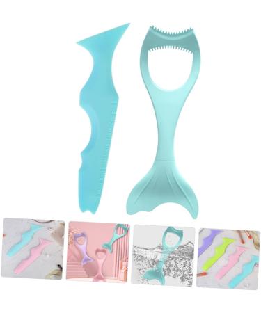 NOLITOY 2pcs Heated Lash Curler Eyeshadow Beauty Kit Mascara Drawing Aid Tool Mascara Guard Makeup Tools Arc 15x5.7cm - Buy Online on SooperMarket.com