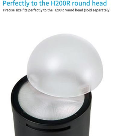 Godox AK-R11 Diffuser Dome for V1 Round Head Flash - Compatible with AD100Pro / H200R - Buy Online on SooperMarket.com