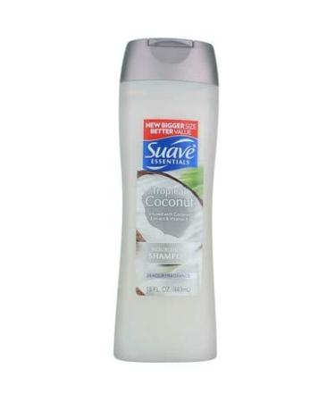 Suave Essentials Nourishing Shampoo Tropical Coconut 15 fl oz - 2 Pack Bundle - Buy Online on SooperMarket.com
