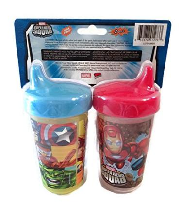 Marvel Super Hero Squad 10oz Sippy Cup - Set of 2 | Fun Kids Drinkware - Buy Online on SooperMarket.com