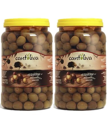 Exclusive Portuguese Cantoliva Mixed Ma anilha Olive Mix / Azeitonas Ma anilha Mista - 800g - Pack of 2 (1.6kg)