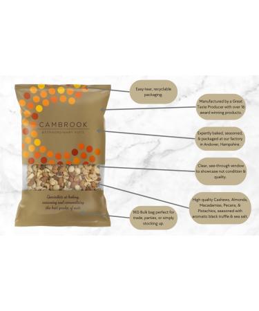 Cambrook Mix 15 Black Truffle Nuts 1kg Bag - Premium Quality, Gluten-Free, Vegan Nuts - Buy Online on SooperMarket.com